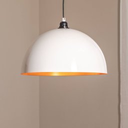 Opviq Pendant light Berceste 232-S Ø40cm white/gold