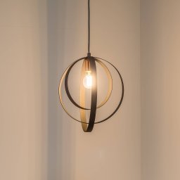 Opviq Vaveyla 446-S hanging light with three black rings
