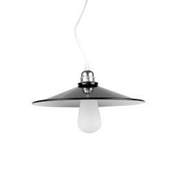 SEGULA Concav pendant light made of metal, black