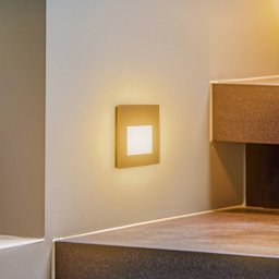 BRUMBERG Wall Kit68 recessed flat angular black
