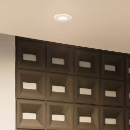 Arcchio Elmon LED recessed light, IP65, white