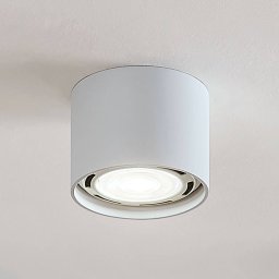 Arcchio downlight Mabel, Ø 12 cm, white, metal, GU10