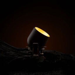 The Light Group SLC Cup LED recessed downlight black/gold 2,700 K