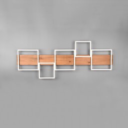 Trio Lighting Harper LED ceiling lamp with five squares