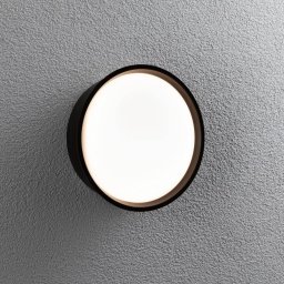 Paulmann Platomo LED outdoor wall light black