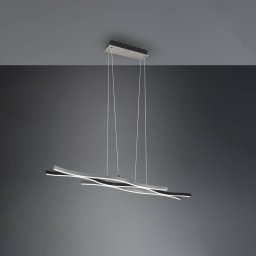 Trio Lighting Blaze LED pendant light, CCT, dimmable, aluminium
