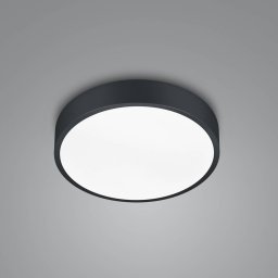 Trio Lighting Waco LED ceiling lamp, CCT, Ø 31 cm, matt black