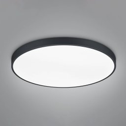 Trio Lighting Waco LED ceiling lamp, CCT, Ø 75 cm, matt black