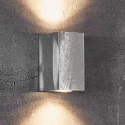 Nordlux Canto Maxi Kubi 2 17cm galvanised outdoor wall lamp