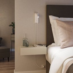 Paulmann Hulda USB LED wall spotlight 3-step dimmable white