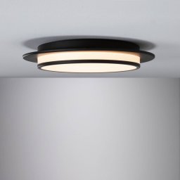 Paulmann Egron LED ceiling lamp 3-level dim black