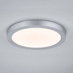 Paulmann Lunar LED panel, round, Ø 30 cm, chrome