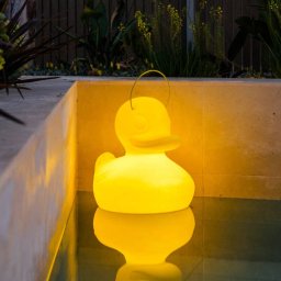 Goodnight Light DUCK-DUCK XL LED designer outdoor light, yellow