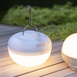 Newgarden Cherry LED decorative light, beige/white