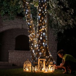 Twinkly CCT black 400-flame 32m fairy lights, UK/IE