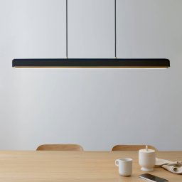 UMAGE LED hanging light Hazel Branch, black/brass, 100 cm