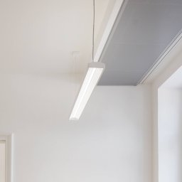 Siteco Taris cable suspension angular white canopy