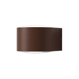LOOM DESIGN Frey LED wall light IP65 1x6W corten