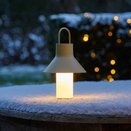 LOOM DESIGN LED table lamp Shadow Small, beige, IP65