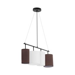 Pendant Light - 4 light sources - fabric shades