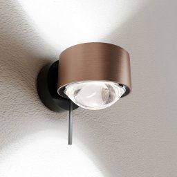 Top Light Puk! 80 Wall LED spot clear lenses copper/black