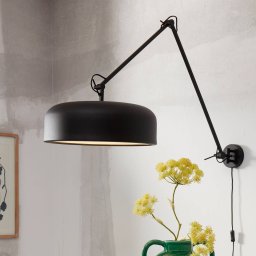 IT´S ABOUT ROMI IT'S ABOUT ROMI Marseille wall light, black, Ø 48 cm