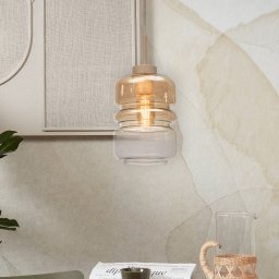 IT´S ABOUT ROMI IT'S ABOUT ROMI Verona pendant light, amber, Ø 15 cm