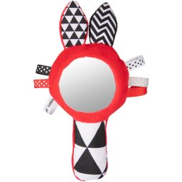 Canpol babies Sensory contrast squeaky toy with mirror 0m+ 1 pc