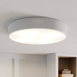 TEMAR LIGHTING Cleo ceiling light, Ø 50 cm, IP20, white, metal, E27