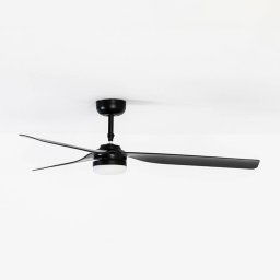 FARO BARCELONA Punt M ceiling fan DC LED light black