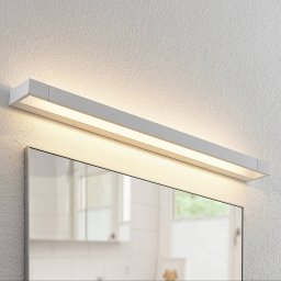 Arcchio LED wall light Jora, 90 cm, white, swivelling, IP44