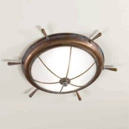 Cremasco Interesting Libeccio ceiling light green burnished