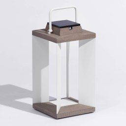 Les Jardins Solar lantern Teckalu, Duratek/white, 45.5cm