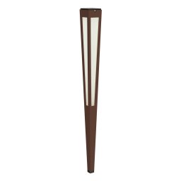 Les Jardins Tinka LED solar torch with sensor, 120 cm, corten