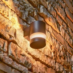 Philips LED outdoor wall light Lava, height 13.5 cm