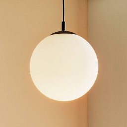 ALDEX Hanging light 562, matt glass, cap/canopy black