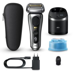 Braun Series 9 PRO+ 9567cc Electric Shaver with a cleaning and charging station Silver 1 pc