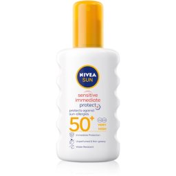 NIVEA SUN Sensitive Immediate Protective Sunscreen Spray SPF 50+ 200 ml