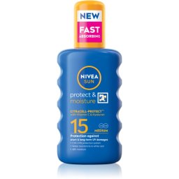 NIVEA SUN Protect & Moisture Sun Spray SPF 15 200 ml