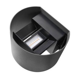 Nordlux LED outdoor wall light Milda, anthracite, up/down, aluminium