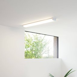 Nordlux Wilmington LED batten light, length 90.5 cm, white, plastic