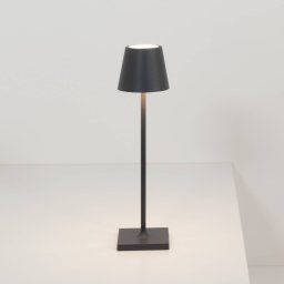 Zafferano Poldina micro battery-powered lamp, IP65 black