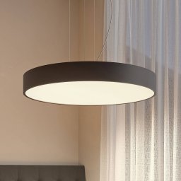 Arcchio Noabelle LED hanging lamp, black, 80 cm
