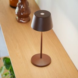 LOOM DESIGN LED table lamp Modi Micro, IP65, corten