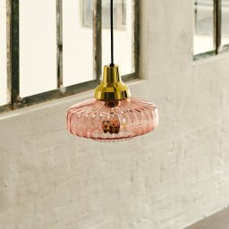 DESIGN BY US Pendant light New Wave Optic, pink