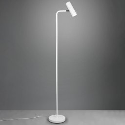 Trio Lighting Marley floor lamp, white, height 151 cm, metal