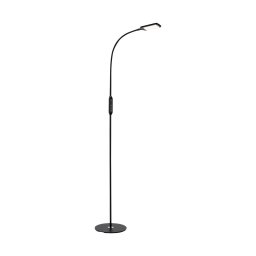 Briloner LED office floor lamp Office Remote, black, dimmable, CCT