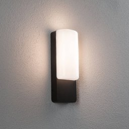 Paulmann LED outdoor wall light Bonnie, aluminium, anthracite