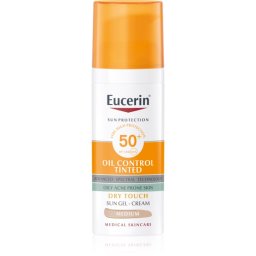 Eucerin Sun Oil Control Tinted Sun Gel Cream SPF 50+ shade Medium 50 ml