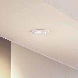 Arcchio Zyron downlight, white, Ø 8.2 cm
